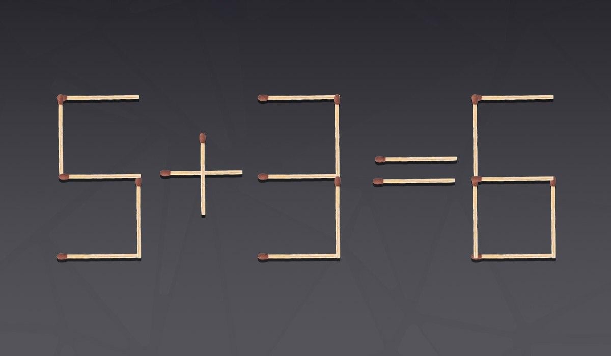 Zelo težka uganka: premakniti morate samo eno vžigalico Zelo težka uganka: premakniti moraš le eno vžigalico.