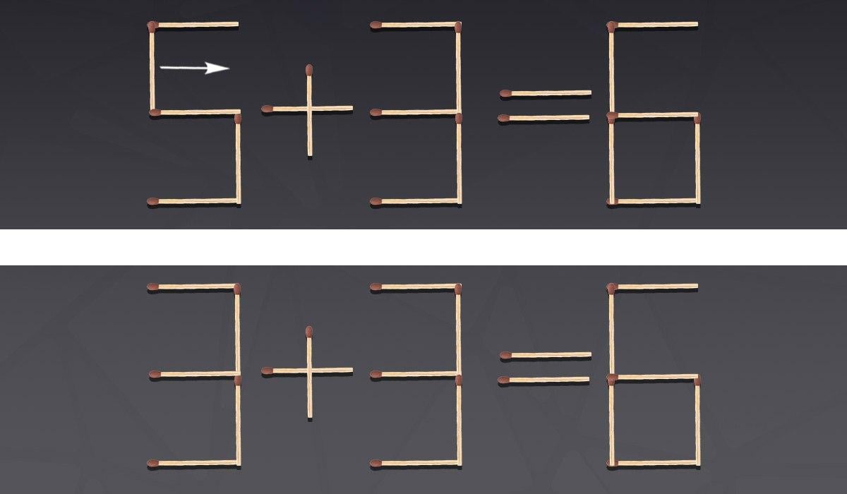 Zelo težka uganka: premakniti morate samo eno vžigalico Zelo težka uganka: premakniti moraš samo eno vžigalico