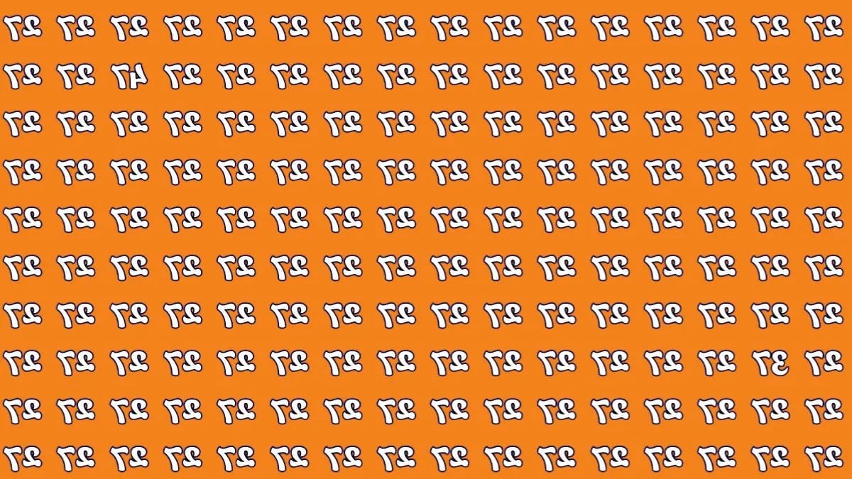 Težaven IQ test: le genialci lahko v 13 sekundah najdejo obrnjena števila 47 in 37 Težaven IQ test: le genialci bodo v 13 sekundah našli obrnjeni števili 47 in 37