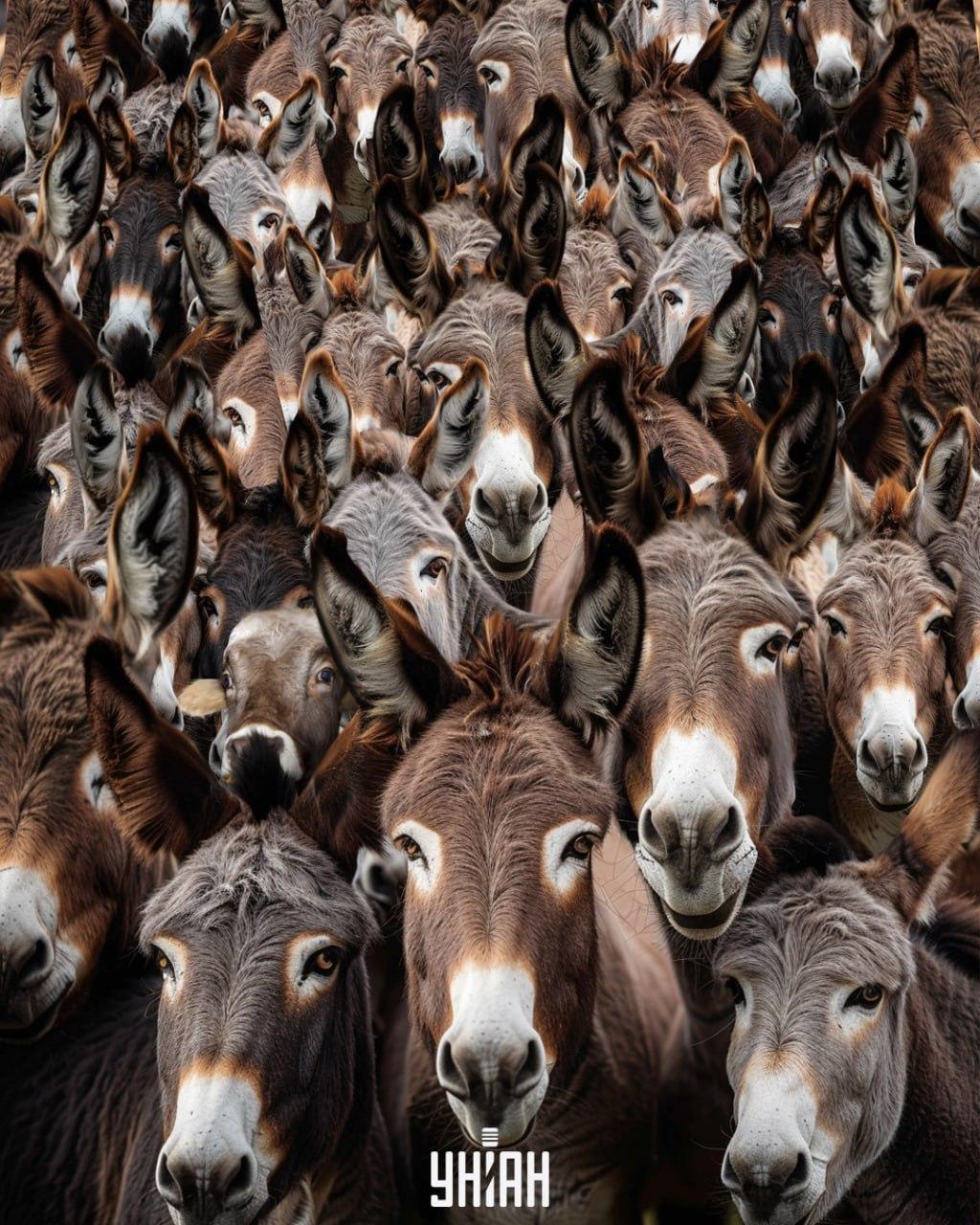 Iluzija: Poiščite bika med osli