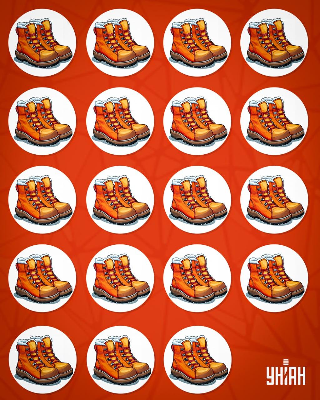 Za iskanje čudnega para čevljev potrebujete manj kot 10 sekund / kolaž Moje Poiščite nenavaden par čevljev v manj kot 10 sekundah / kolaž Moje