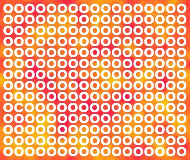 Optična iluzija za prave genije: v 5 sekundah morate najti črko C