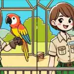 IQ test: v 17 s poišči 3 razlike na sliki deklice s papigo IQ test: v 17 s poišči 3 razlike na sliki