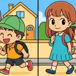 IQ test: v 59 s poišči 3 razlike med sliko dečka in deklice IQ test: v 59 s poišči 3 razlike med sliko