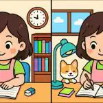 Test IQ: v 51 sekundah poišči 3 razlike na sliki učenca z zvezkom Test IQ: v 51 sekundah poišči 3 razlike na sliki