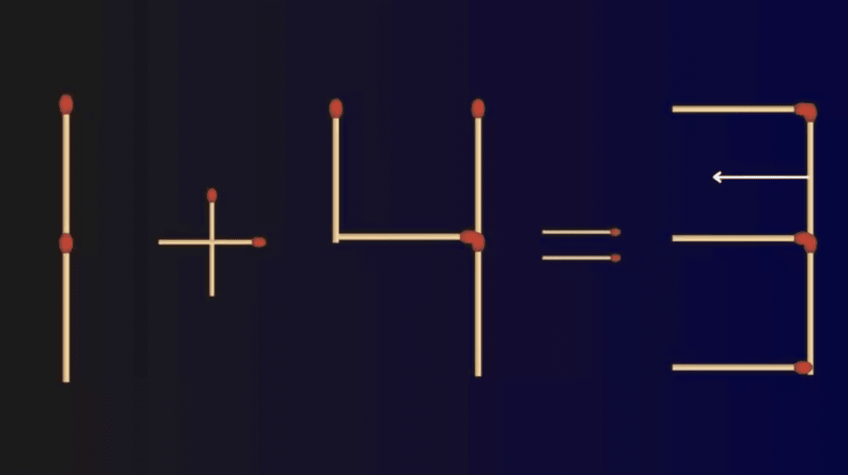 Da bi bila enačba pravilna, morate premakniti eno uganko / slika fresherslive.com