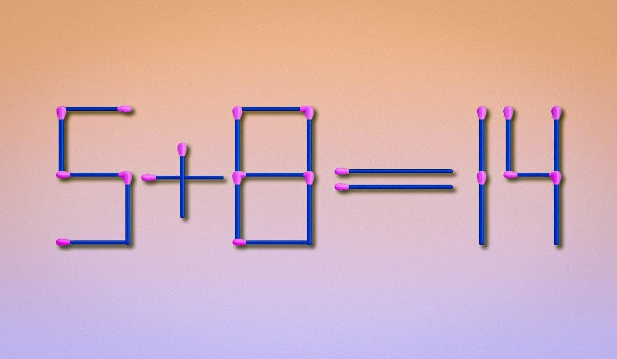 Katero tekmo in kam jo premakniti, da bo enakost pravilna: preprost IQ test