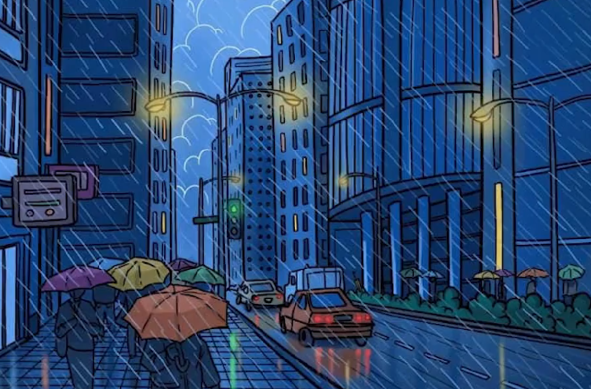 Poskusite hitro najti skriti dežnik / vzorec Bright Side